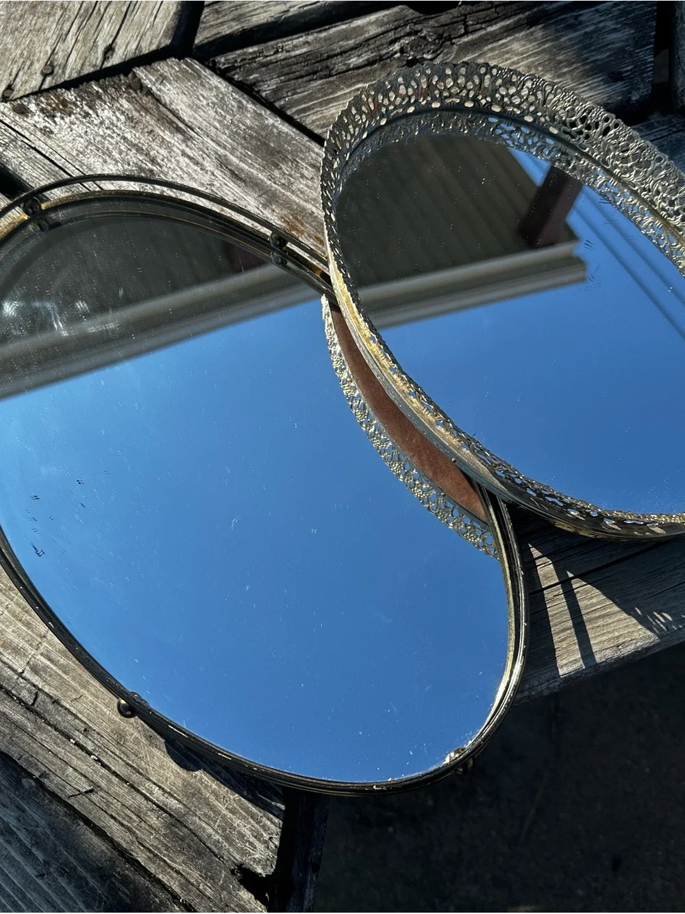 Ornate Gold Decorative Wall Mirror - Elegant Home Accent